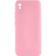 Чохол TPU GETMAN Liquid Silk Full Camera для Xiaomi Redmi 9A Рожевий / Pink - зображення 1