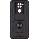 Ударостійкий чохол Camshield Serge Ring для Xiaomi Redmi Note 9/Redmi 10X Чорний (ITS-00000047749_1) - изображение 2