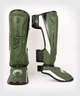 Захист гомілки Venum Elite Evo Shinguards Khaki Silver (VENUM-04261-578-L) - зображення 1