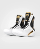 Боксерки Venum Elite Boxing Shoes White Black Gold (VENUM-03681-520-7-39) - изображение 1