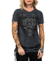 Женская футболка Affliction Secret Garden Charcoal Black Lava Tint (AW26058-CALT-XS) - изображение 1