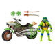 Игровой набор Боевой транспорт с фигуркой - Леонардо На Мотоцикле TMNT 83431 - изображение 4