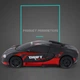 Машинка трансформер на радиоуправлении AToys Bugatti-922-1 большая 1:12 33см свет/звук Черно-красный - изображение 3