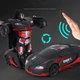 Машинка трансформер на радиоуправлении AToys Bugatti-922-1 большая 1:12 33см свет/звук Черно-красный - изображение 4