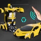Машинка трансформер на радиоуправлении AToys Lamborgini-922-2 большая 1:12 36см свет/звук Желтый - изображение 6