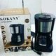 Электрическая кофемашина Sokany SK125 650W Капельная с подогревом и колбой на 900мл - изображение 10
