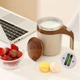 Автоматическая чашка мешалка A-Plus Mixing Cup 380мл термокружка с перемешиванием Бежевый/Коричневый - изображение 5