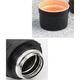 Термос Daydays 24Hrs 2500ml нержавіюча сталь, кришка+склянка, з ручкою для перенесення Чорний - зображення 3