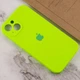 Чехол Fiji Silicone Case Full Camera для Apple iPhone 14 бампер накладка с защитой камеры Neon Green - изображение 4