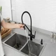 Смеситель для кухни с подключением к фильтру Frap F4374-6, черный - изображение 2