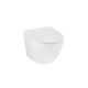 Унітаз підвісний безобідковий Kroner Harz WHI493736 RIMLESS з сидінням Slim Duroplast / Soft-close / Quick - изображение 1