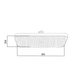Лейка для верхнего душа Qtap Hlavova 300x200 мм прямоугольная QTHLA107BLM45783 Black Matt - изображение 2