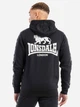 Толстовка на флісі на блискавці чоловіча Lonsdale Bigton 117558-1500 XL Чорний/Білий (4255581524803) - зображення 2