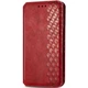 Чехол Deexe Rhombus Wallet для Motorola Moto G85 - Red - изображение 4