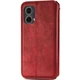Чехол Deexe Rhombus Wallet для Motorola Moto G85 - Red - изображение 5