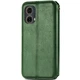 Чехол Deexe Rhombus Wallet для Motorola Moto G85 - Green - изображение 5