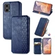 Чехол Deexe Rhombus Wallet для Motorola Moto G85 - Blue - изображение 6