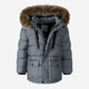 Детская зимняя стеганая куртка для мальчика Minoti 19coat51 41108JNR 92-98 см Серая (5063025303780) - изображение 3