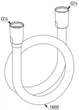 Шланг для душа Kludi Suparaflex 6107239-00 черный матовый - изображение 2