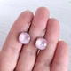 Cерьги Hand Made винтажные с кристаллами Swarovski розового цвета Soft Rose Ignite - изображение 2