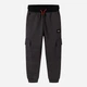 Детские теплые спортивные штаны-джогеры для мальчика Minoti 19fleece88 41367JNR 104-110 см Темно-серые (5063025361285) - изображение 3