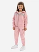 Подростковые теплые спортивные штаны-джоггеры для девочки Minoti 20fleece46 41395TEN 146-152 см Розовые (5063025363876) - изображение 2