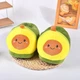 Тапочки Кигуруми Игрушки Kigurumi Авокадо Детские домашние комнатные Зелёные плюшевые 36-42 - изображение 4