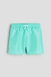 Шорты пляжные c cеткой бирюзовые H&M 158-164см (400098093) - изображение 1