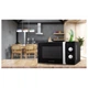 Мікрохвильова піч Vestfrost VMO 720 B Black - зображення 2