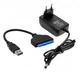 Адаптер USB 3.0 to SATA для HDD/SSD 2.5"/3.5" с блоком питания (7+15 Pin, 5Gbps) - изображение 2