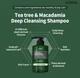 Натуральный шампунь Kundal Tea Tree&Macadamia Deep Cleansing Shampoo Baby Powder против перхоти 500 мл (8809693252787) - изображение 5