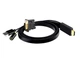 Кабель конвертер HDMI to VGA JH Z130H 3m адаптер перехідник активний процесор - зображення 5