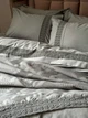 Постельное белье Saheser. Eco cotton Freya antrasit с пике-Евро - изображение 3
