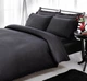 Постельное белье Tac. Сатин-Stripe Premium Basic Black King Size-Евро - изображение 1