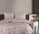 Односпальный комплект First Choice Homesko Donis Lilac Ранфорс простыня на резинке 160х220 см наволочки 50х70 см - изображение 1