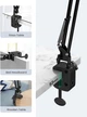 Держатель зажим для смартфона планшета UGREEN Tablet Holder With Overhead Long Arm настольный Black (LP144) - изображение 6