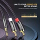 Кабель аудио Ugreen 2RCA to 3.5mm стерео разветвитель 1 м (AV116) - изображение 2