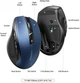 Беспроводная бесшумная оптическая мышь UGREEN Ergonomic Wireless Blue (MU006) - изображение 4