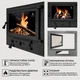 Дверцы для камина Iron Fire Panorama Lux 580x500 мм со стеклом чугунные - изображение 1