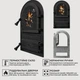 Дверцята для печі Iron Fire Palm 305x520 мм зі склом чавунні - зображення 2