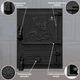 Дверцята для грубки Iron Fire Versace WG 370x485 мм без скла чавунні - зображення 9