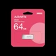 Flash A-DATA USB 3.2 UR 350 64Gb Silver/Beige (UR350-64G-RSR/BG) - изображение 6