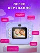 Детский фотоаппарат с моментальной печатью фотографий Teddy Фотокамера для детей мгновенной с термопечатью 12 мегапикселей и селфи HD Голубой + Подарок Карта памяти 32 GB - изображение 3