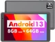 Планшет 8'' Vasoun L8 4+4/64Gb 4 ядра Android 13 5000 mAh Серый Б/В - изображение 1