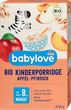 Безмолочна злакова каша Babylove зі смаком яблука та персика, для дітей з 8 місяців, 200 грам - зображення 1