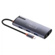 Док-станция СolorWay USB-C 6-в-1 Type C PD 100W/USB3.0х3/USB2.0/RJ45 (CW-HUB03) - изображение 7
