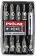 Набір біт з магнітним тримачем Proline 10700 PH,PZ,HEX 10шт - зображення 1
