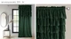 Штора XZhome Glamour велюрова з воланами, блекаут 140 х 250 см на тасьмі (555-3C) темно-зелена - изображение 2