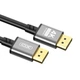 Кабель DP to DP 3 метри XO GB018A |4K, 60HZ, Display Port| Сірий - зображення 4