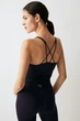 Топ спортивний H&M 061131730_plum M Темно-Фіолетовий - изображение 3